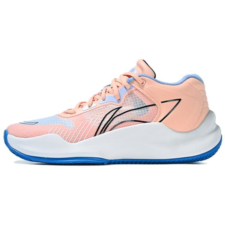 Li-Ning Casual Basketball Shoes Low 'Orange Pink Blue' ABAT067-1 sold by KicksCrew product image thumbnail 2