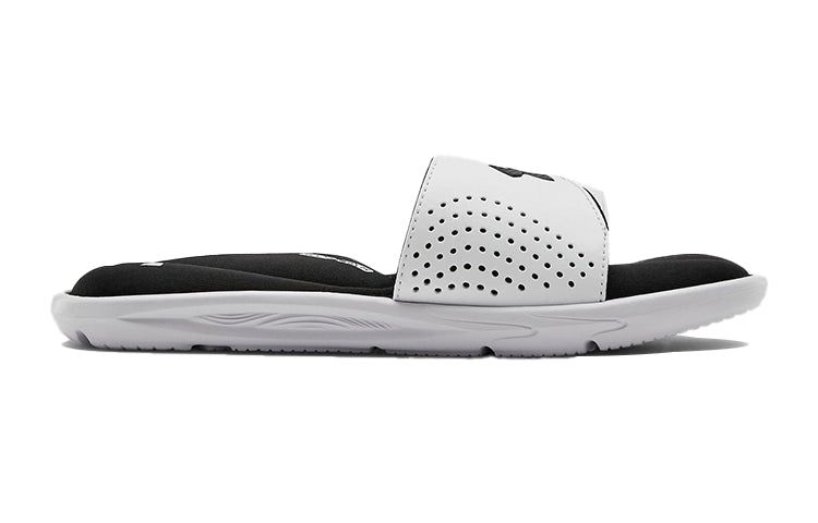 (GS) Under Armour Ignite 6 Slide 'White Black' 3022728-102 sold by KicksCrew product image thumbnail 2
