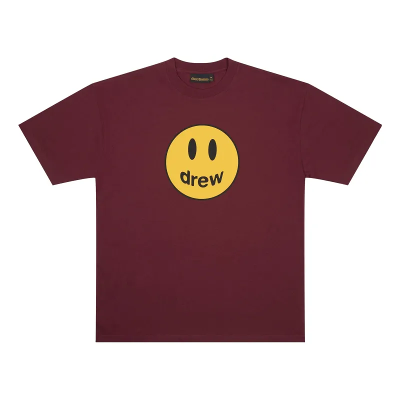 Drew House Mascot T-shirt 'Burgundy' DR-FW22-922 sold by KicksCrew