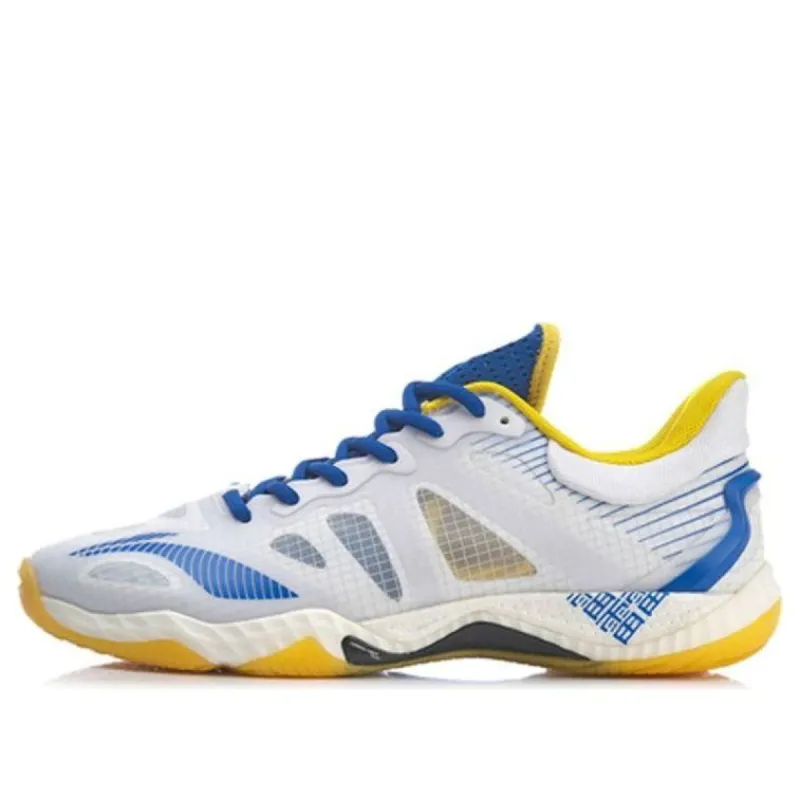 Li-Ning Gyrfalcon 4 'White Blue Yellow' AYAR001-2 sold by KicksCrew