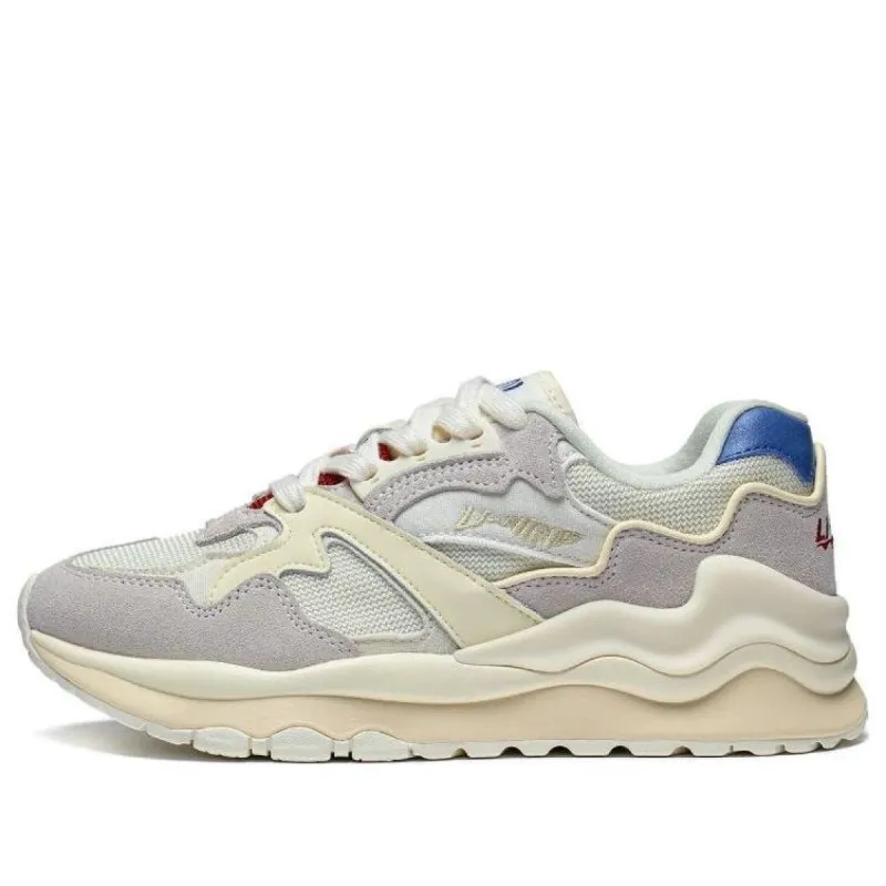 (WMNS) Li-Ning 001 Shanhai 'Cream White Grey' AZGT008-2 sold by KicksCrew