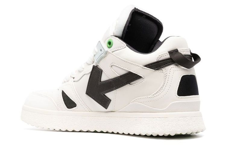 Off-White Sponge Mid-Top Sneakers 'White Black' OMIA234F22LEA0010110 sold by KicksCrew product image thumbnail 4