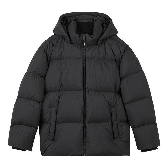 Skechers Hooded Down Jacket 'Black' L422M002 sold by KicksCrew