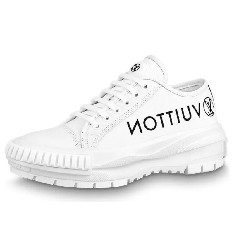 (WMNS) LOUIS VUITTON Squad Sneakers 'White' 1A941V sold by KicksCrew