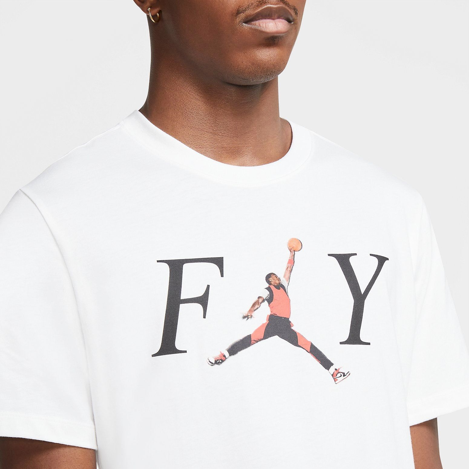 Air Jordan Graphic Fly T-Shirt 'White' CN3598-100 sold by KicksCrew product image thumbnail 2