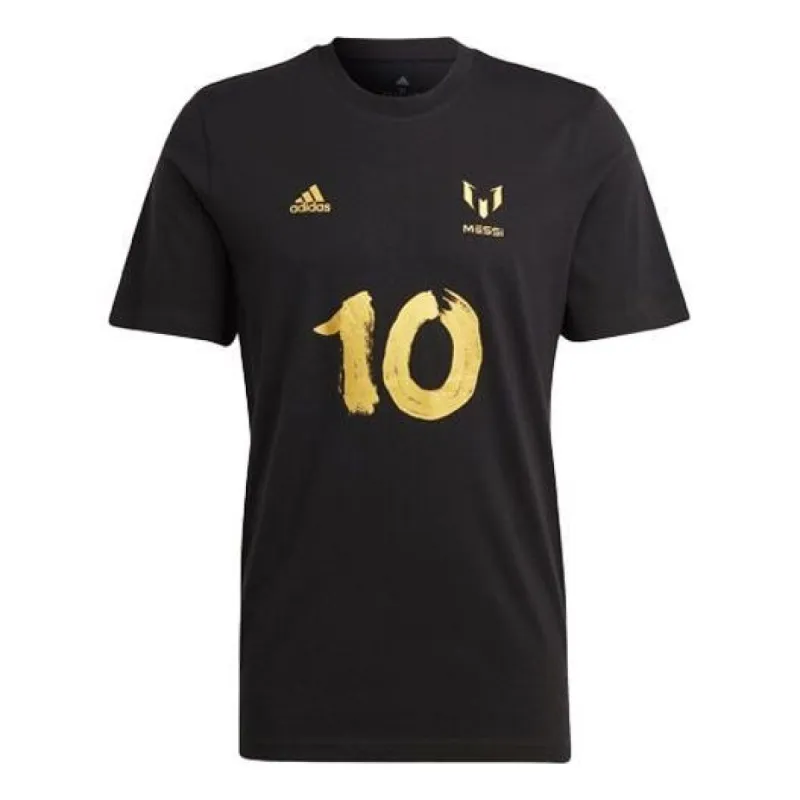 Adidas Messi Football Cny Graphic Tee 'Black' HY1013 sold by KicksCrew