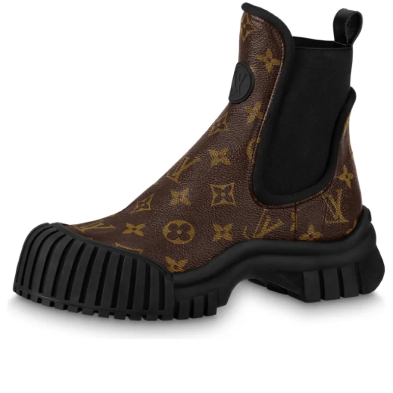 (WMNS) LOUIS VUITTON Ruby Flat Ranger Boots 'Brown Monogram' 1AAZ9V sold by KicksCrew