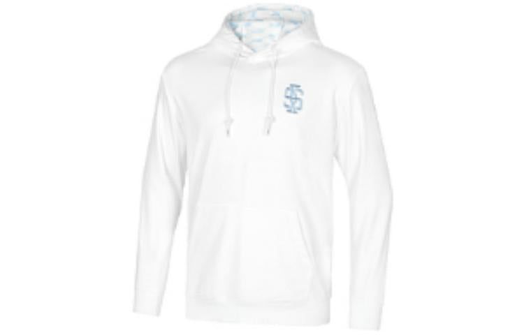 Skechers Logo Printed Hoodie 'Black White Blue' P421U035 sold by KicksCrew product image thumbnail 3