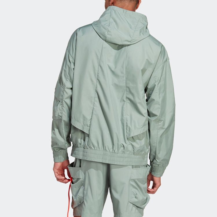 adidas City Escape Windbreaker Jacket 'Silver Green' IC6732 sold by KicksCrew product image thumbnail 3