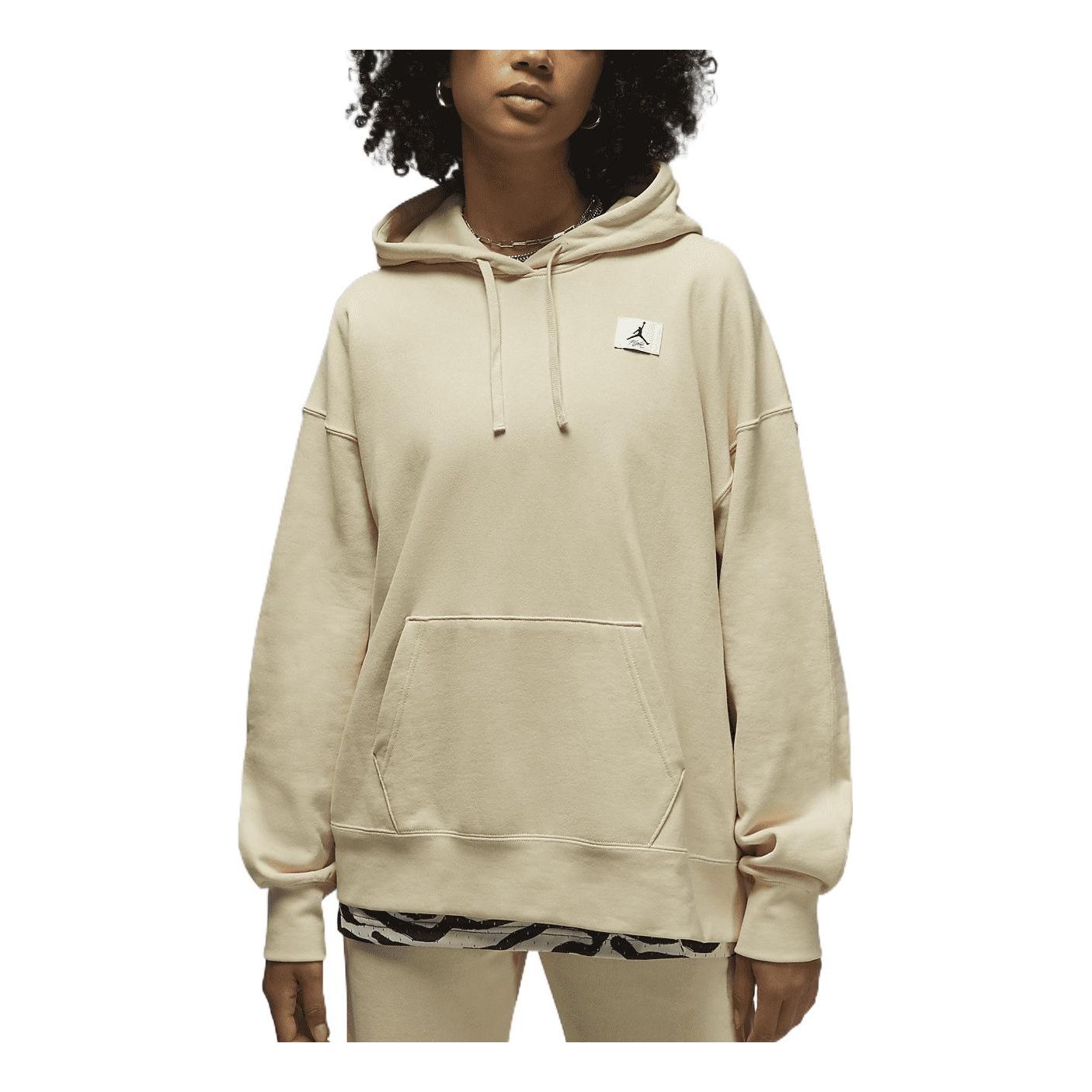 (WMNS) Air Jordan Flight Fleece Popover Hoodie 'Beach' DQ4603-234 sold by KicksCrew