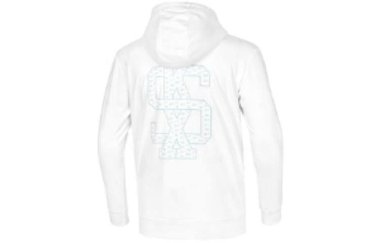 Skechers Logo Printed Hoodie 'Black White Blue' P421U035 sold by KicksCrew product image thumbnail 4