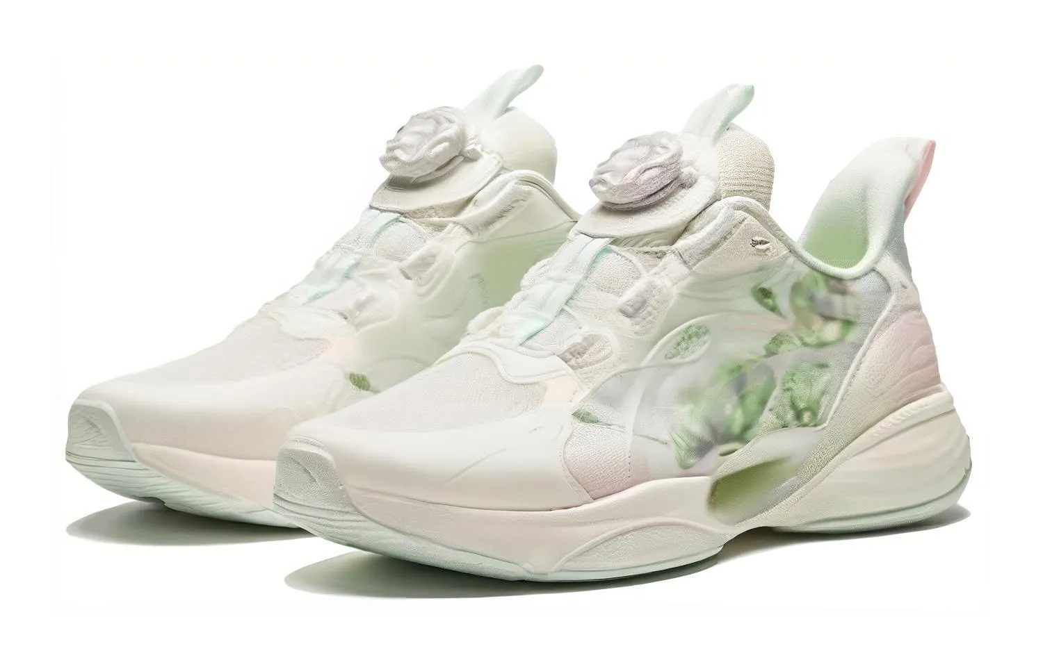 (GS) ANTA Running Series Sneakers 'Beige Green' 322425520-3 sold by KicksCrew product image thumbnail 3