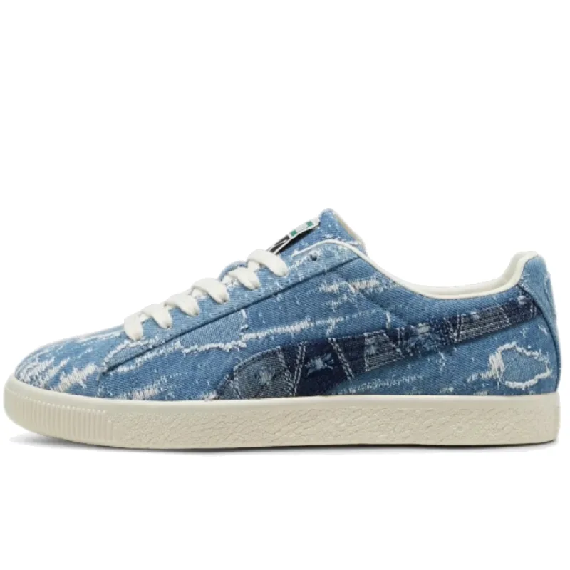 PUMA Clyde Denim 'Teal White' 399655-01 sold by KicksCrew