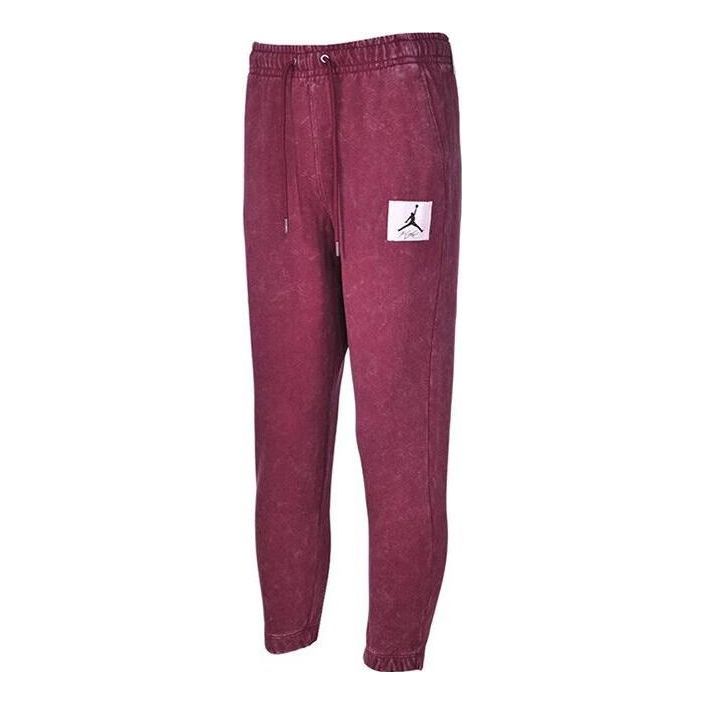 Air Jordan Essential Fleece Pants 'Burgundy' DR3090-680 sold by KicksCrew