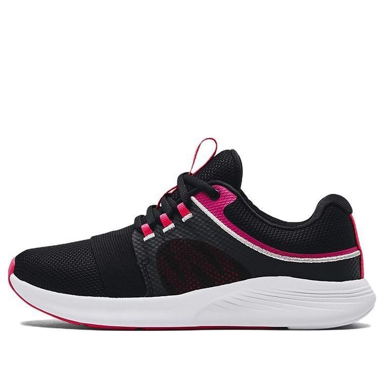 (WMNS) Under Armour Charged Breathe Bliss 'Black Electro Pink' 3024148-003 sold by KicksCrew