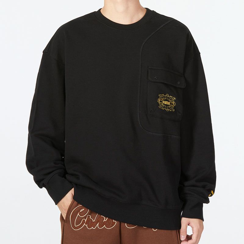 Puma Das CC Graphic Crew Sweater 'Black' 539908-01 sold by KicksCrew product image thumbnail 4