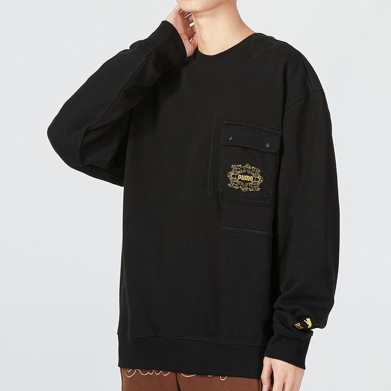 Puma Das CC Graphic Crew Sweater 'Black' 539908-01 sold by KicksCrew product image thumbnail 3
