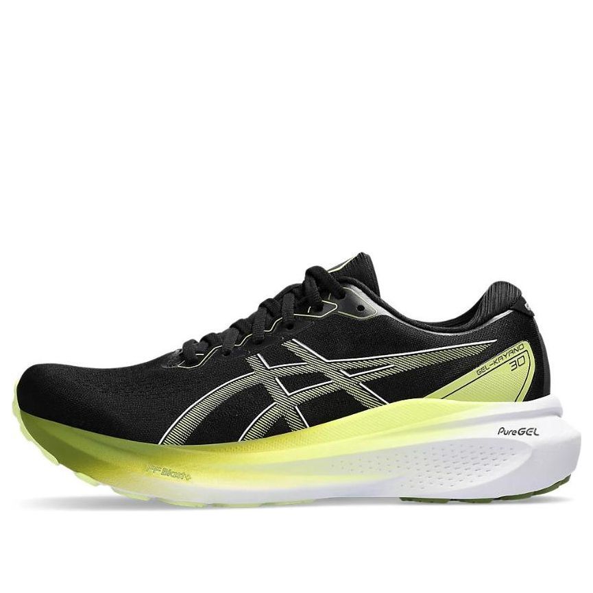 ASICS Gel Kayano 30 Extra Wide 'Black Glow Yellow' 1011B690-003 sold by KicksCrew