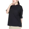 (WMNS) New Balance Hyper Density Jersey Oversized T-shirt 'Black' WT41555-BK sold by KicksCrew