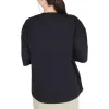 (WMNS) New Balance Hyper Density Jersey Oversized T-shirt 'Black' WT41555-BK sold by KicksCrew