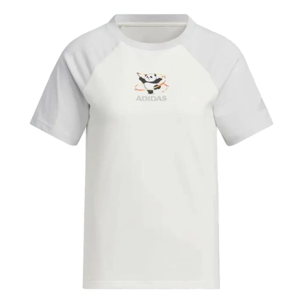 (WMNS) adidas China T-Shirt 'White Grey' JI6866 sold by KicksCrew