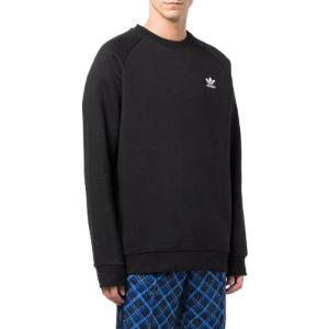 adidas originals Adicolor Essentials Trefoil Crewneck Sweatshirt 'Black' H34645 sold by KicksCrew