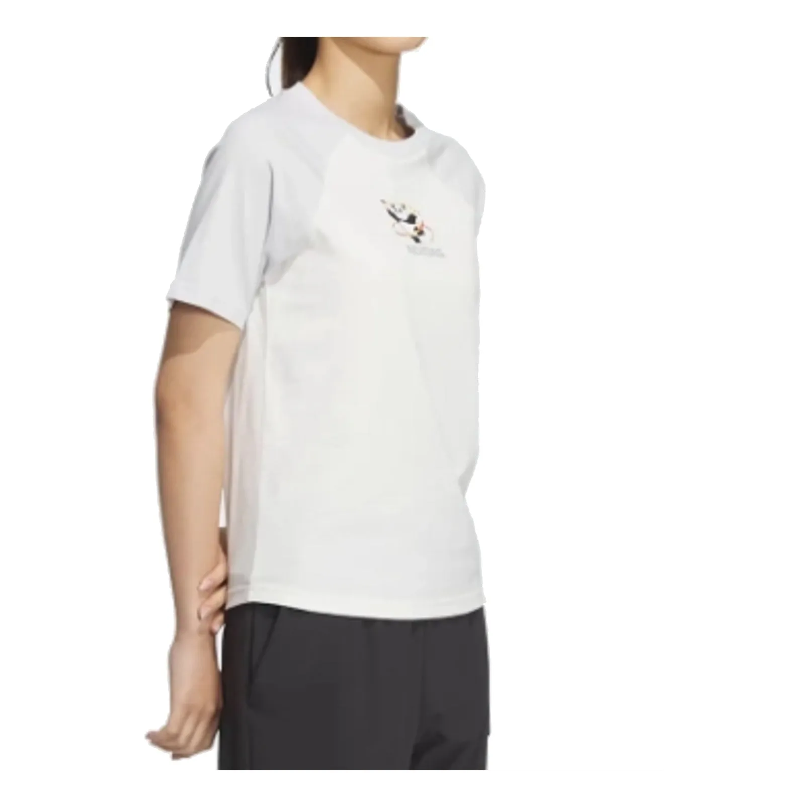 (WMNS) adidas China T-Shirt 'White Grey' JI6866 sold by KicksCrew product image thumbnail 2