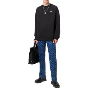 adidas originals Adicolor Essentials Trefoil Crewneck Sweatshirt 'Black' H34645 sold by KicksCrew