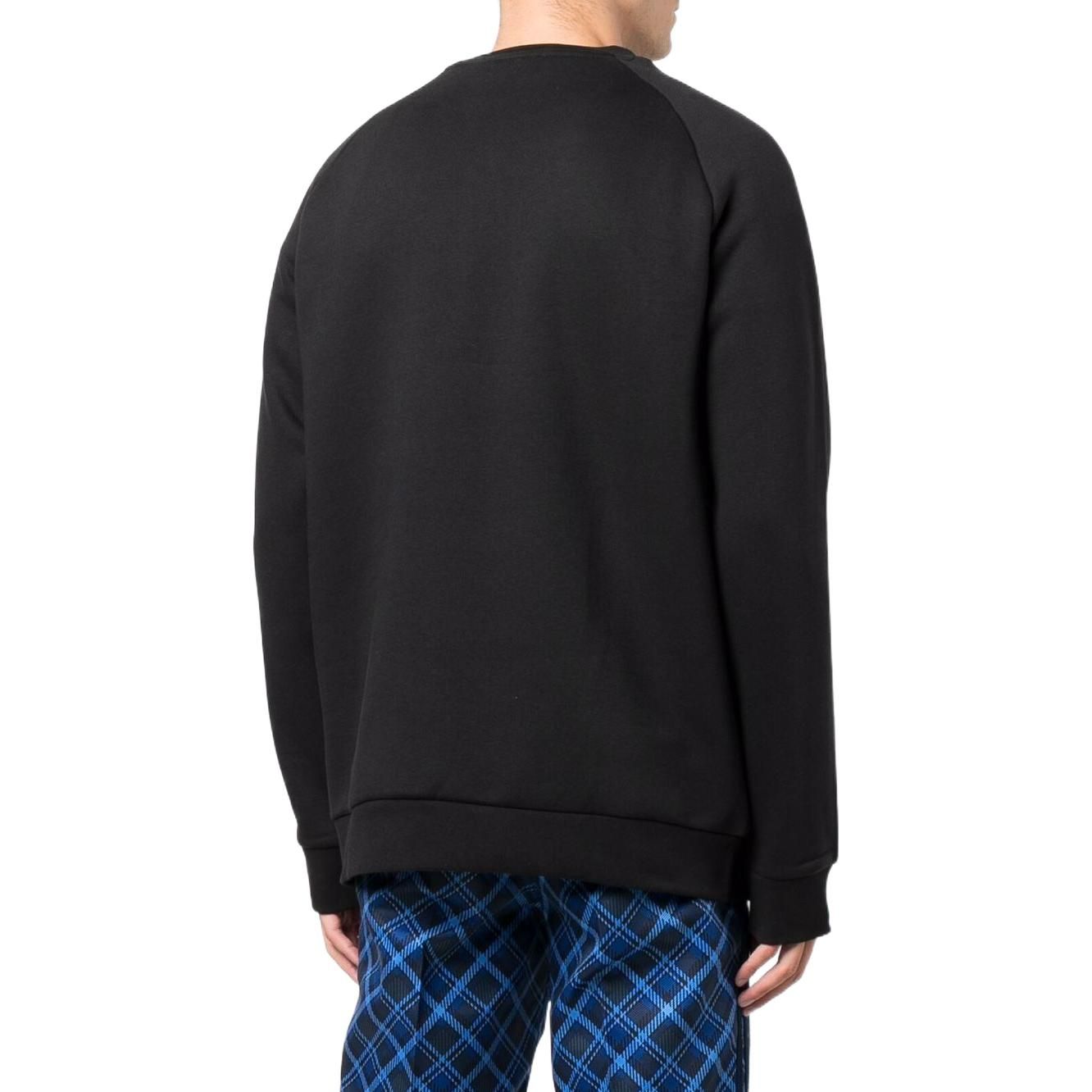 adidas originals Adicolor Essentials Trefoil Crewneck Sweatshirt 'Black' H34645 sold by KicksCrew product image thumbnail 3