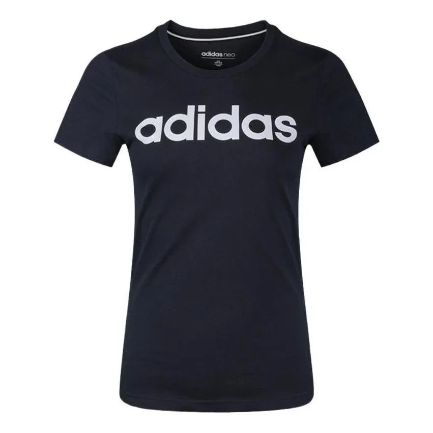 (WMNS) adidas City Escape T-Shirt 'Black White' DW7942 sold by KicksCrew