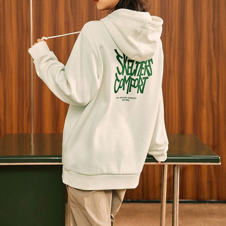 Skechers Graphic Hoodie 'White Green' L322U105-0074 sold by KicksCrew product image thumbnail 4