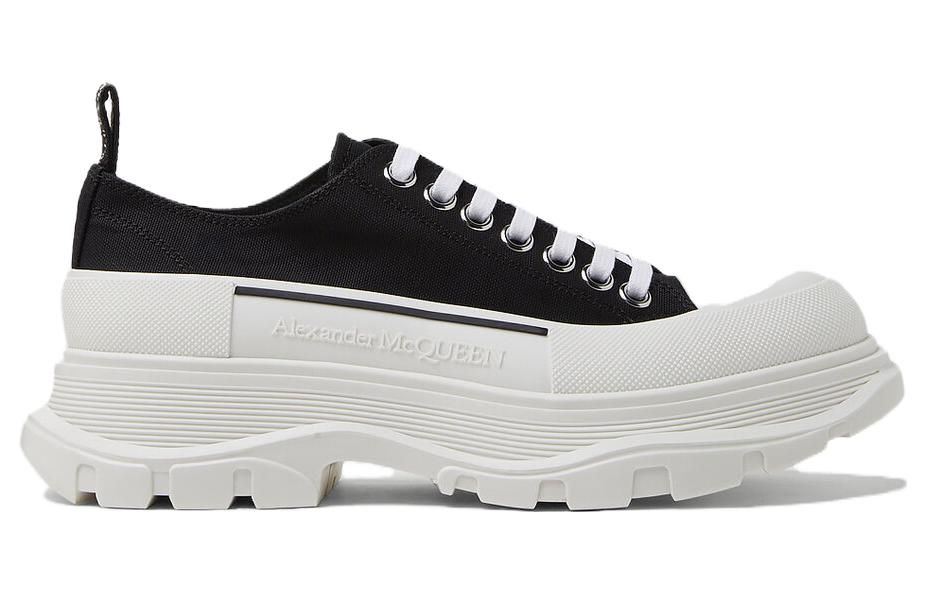 (WMNS) Alexander McQueen Tread Slick Lace Up Low 'Black White' 633902WHBGU1071 sold by KicksCrew product image thumbnail 2