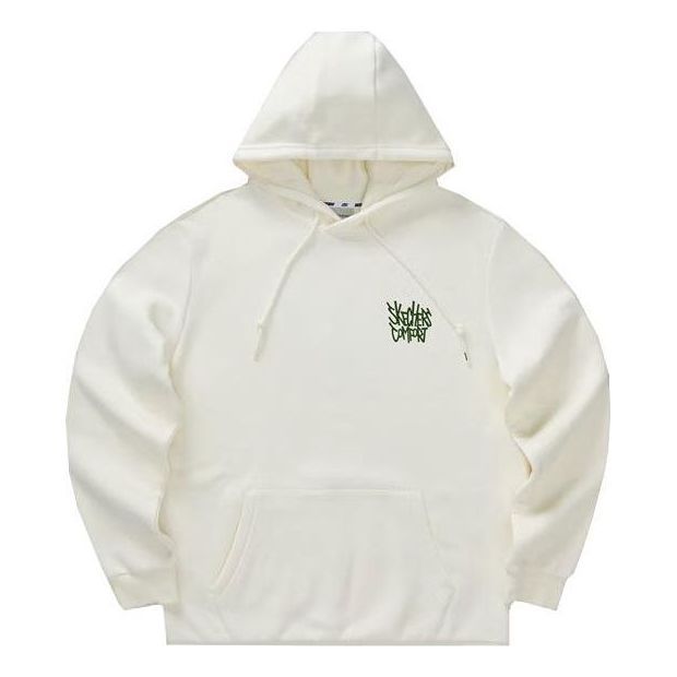 Skechers Graphic Hoodie 'White Green' L322U105-0074 sold by KicksCrew