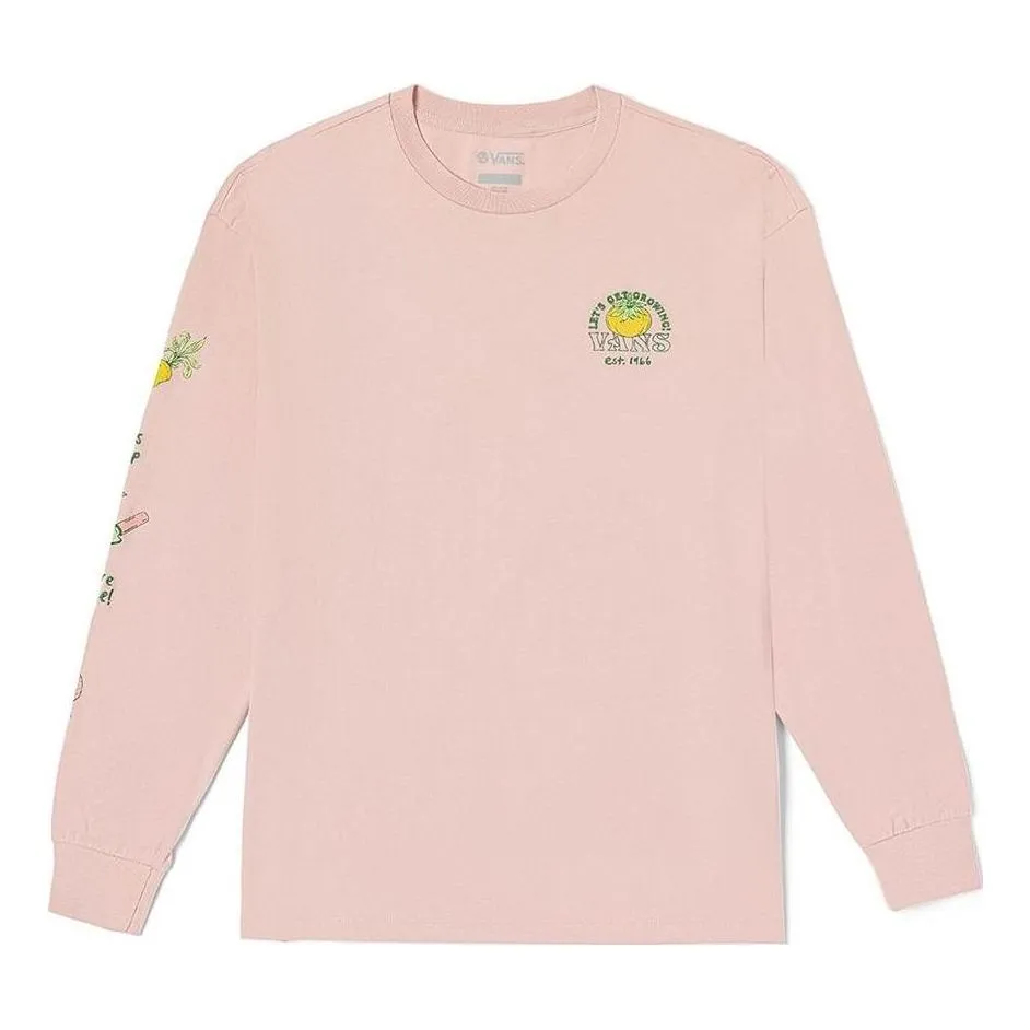(WMNS) Vans Growth Garden Long Sleeve T-Shirt 'Pink' VN0007AMBQL sold by KicksCrew