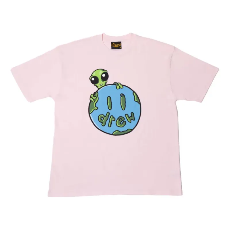 Drew House Allen The Alien T-shirt 'Pale Pink' DR-SS21-131 sold by KicksCrew