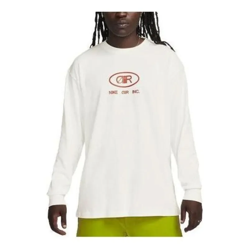 Nike Sportswear Long-Sleeve Nike Air Inc. T-shirt 'White' FJ1087-133 sold by KicksCrew