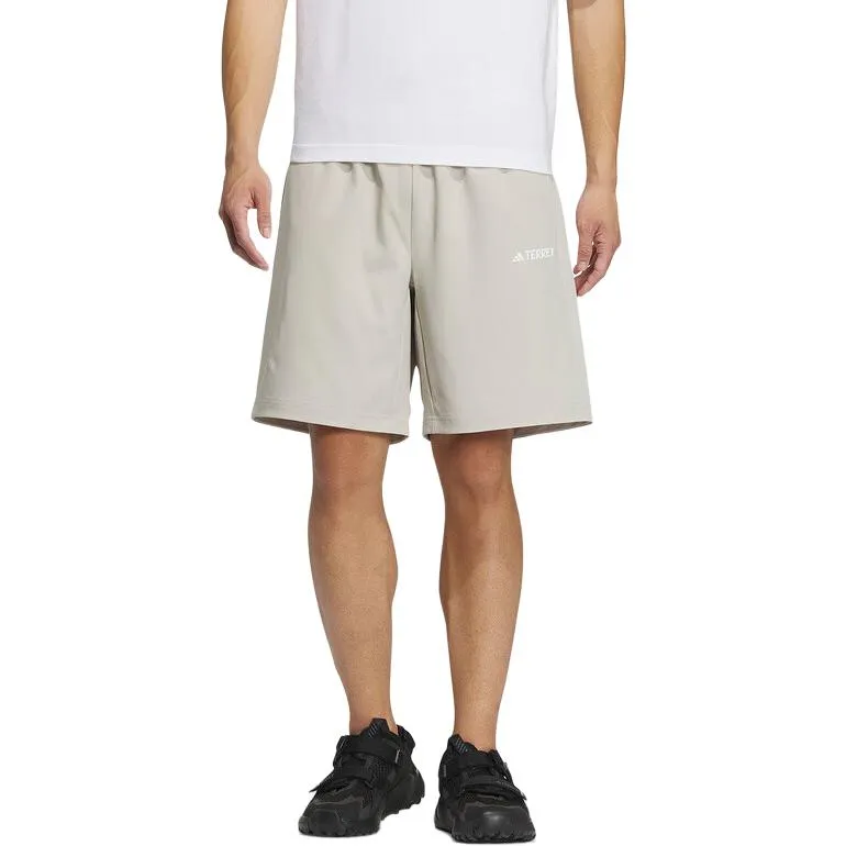 adidas Terrex AEROREADY Logo Shorts 'Light Grey' IS0286 sold by KicksCrew product image thumbnail 3