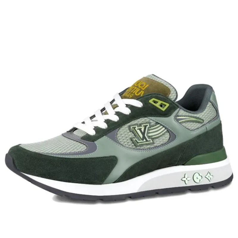 LOUIS VUITTON Run Away Sneakers 'Green' 1A9J0S sold by KicksCrew