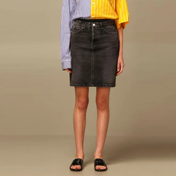 (WMNS) Balenciaga SS21 Skirt 'Grey Denim' 657637TBP471440 sold by KicksCrew product image thumbnail 3