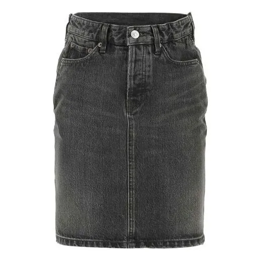 (WMNS) Balenciaga SS21 Skirt 'Grey Denim' 657637TBP471440 sold by KicksCrew