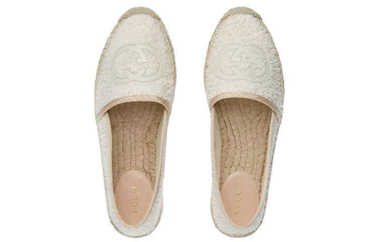 (WMNS) GUCCI Interlocking G Espadrille 'White' 695070-UYR10-9661 sold by KicksCrew product image thumbnail 3