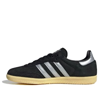 (WMNS) adidas originals Samba OG 'Black Matte Silver' IE8128 sold by KicksCrew