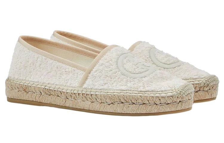 (WMNS) GUCCI Interlocking G Espadrille 'White' 695070-UYR10-9661 sold by KicksCrew product image thumbnail 2