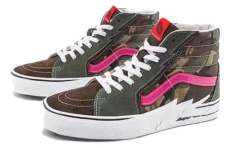 Vans SK8-Hi x AAPE 'Bolt - Green Camo' VN0A5JIVCMA sold by KicksCrew