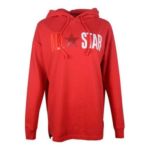 (WMNS) Converse All Star Printed Hoodie 'Red' 10017310-A04 sold by KicksCrew