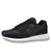 LOUIS VUITTON Run Away Sneakers 'Black with White Plaid' 1AANN3 sold by KicksCrew