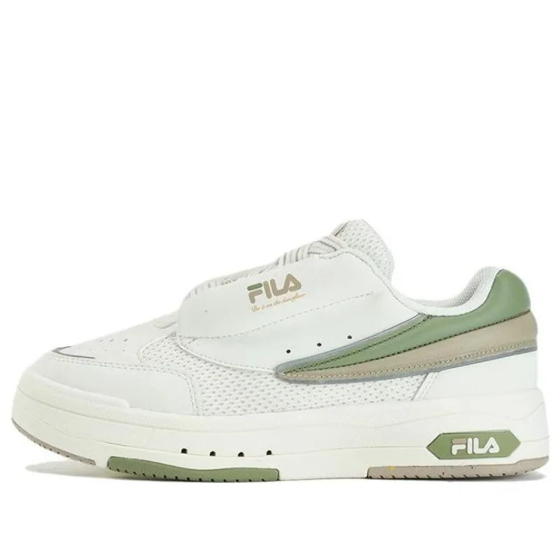 (WMNS) FILA MIX Casual Shoes 'White Beige Green' F12W334201FWW sold by KicksCrew