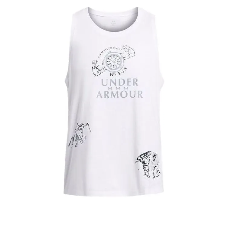 Under Armour We Run Singlet 'White' 1383413-100 sold by KicksCrew