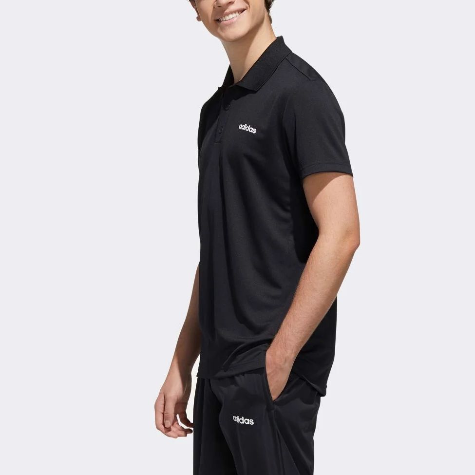 adidas Designed 2 Move Polo Tshirt 'Black White' FL0345 sold by KicksCrew product image thumbnail 5