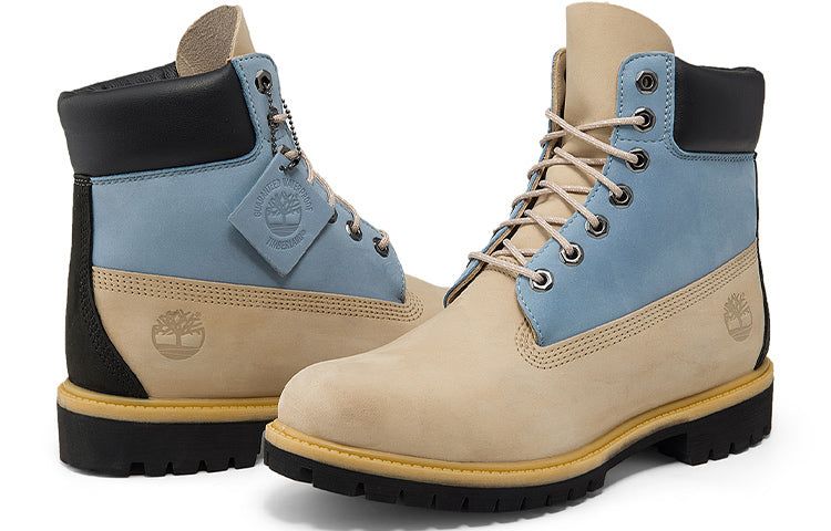 Timberland 6 Inch Premium Waterproof Boot 'Light Beige Blue' A2KDYW sold by KicksCrew product image thumbnail 4